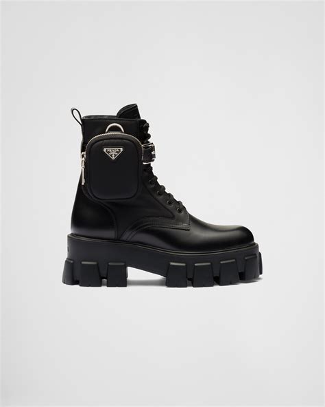 botas prada negras|chunky boots prada.